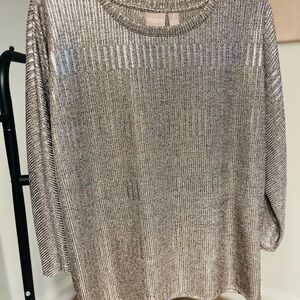 Chico's Shimmering Knit Top